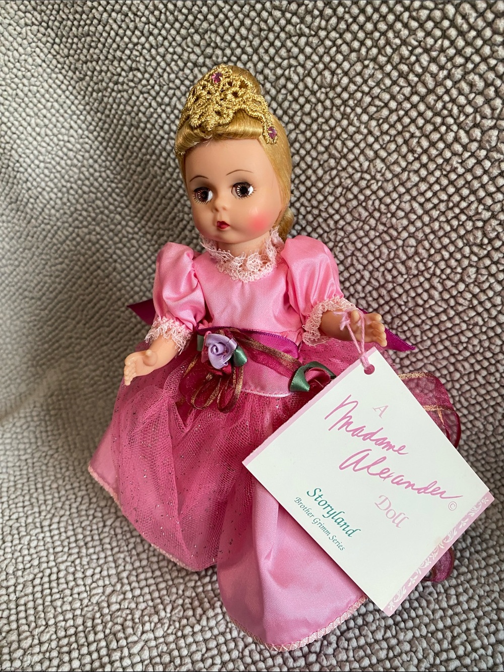 Madame Alexander Pink Princess Doll with Gold Tiara